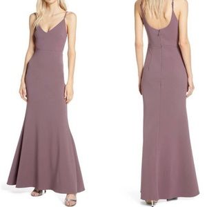 NWT lulu’s dusty purple mermaid dress
